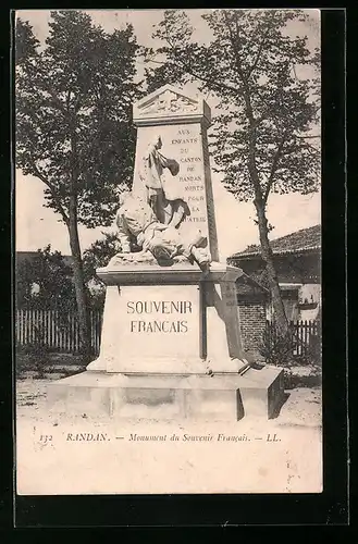 AK Randan, Monument du Souvenir Francais