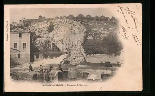 AK Bourg-St-Andéol, Fontaine de Tournes