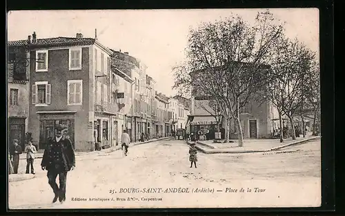 AK Bourg-Saint-Andéol, Place de la Tour