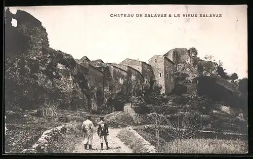 AK Salavas, Chateau & le vieux de la village