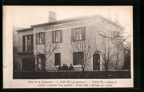 AK Thueyts, Hotel de la Condamine, A. Pigeyre