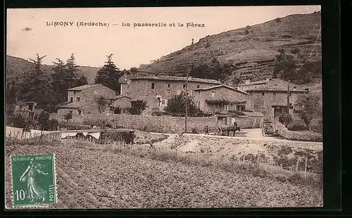 AK Limony, La passerelle et le Forez