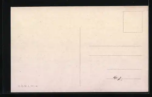 Künstler-AK Brüder Kohn (B.K.W.I) Nr. 772-2: Malerische Bucht mit Segelbooten