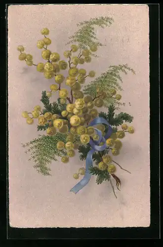 Künstler-AK Meissner & Buch (M&B) Nr. 2758: Blühende Zweige zusammengebunden