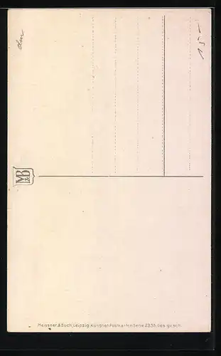 Künstler-AK Meissner & Buch (M&B) Nr. 2335: Schöner bunter Blumenstrauss