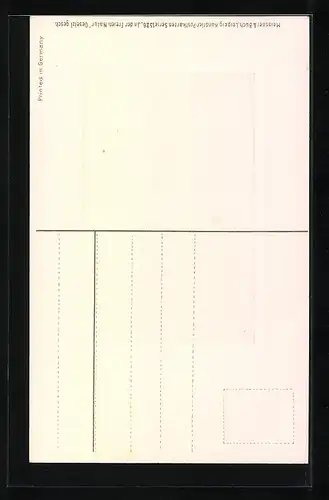 Künstler-AK Meissner & Buch (M&B) Nr. 1526: Junge Frau am Flussufer