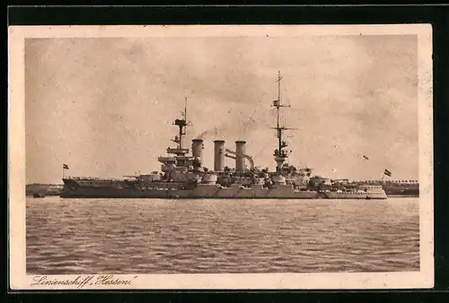 AK Linienschiff Hessen, Kriegsmarine