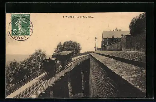 AK Langres, Le Cremaillere, Bergbahn