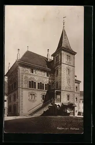 AK Rapperswil, Blick auf Rathaus