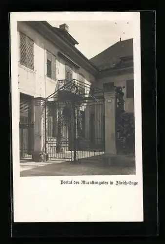AK Zürich-Enge, Portal des Muraltengutes