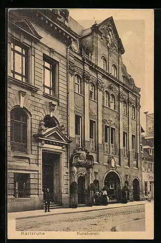 AK Karlsruhe, Gebäude des Kunstvereins