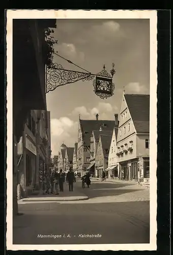 AK Memmingen i. A., Partie in der Kalchstrasse