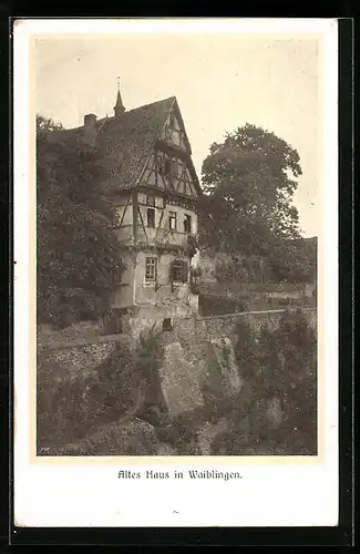 AK Waiblingen, Alte Lateinschule am Remsufer