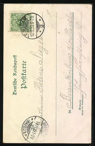 Lithographie Potsdam, Neues Palais