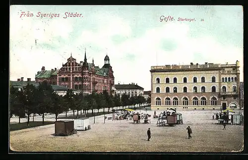 AK Gefle, Stortorget, Fran Sveriges Städer