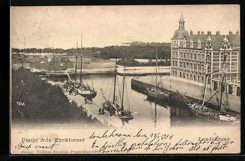 AK Landskrona, Utsigt fran Kyrktornet