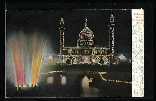 AK Kobenhavn, En Festaften i Tivoli