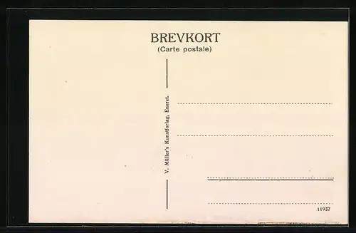 AK Köbenhavn, Raadhuset set fra Tivoli