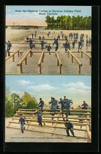 AK North Carolina, Over the Obstacle Course at Seymour Johnson Field