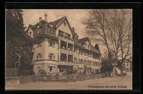 AK Wildbad, Kurhotel - Erholungsheim Herrnhilfe