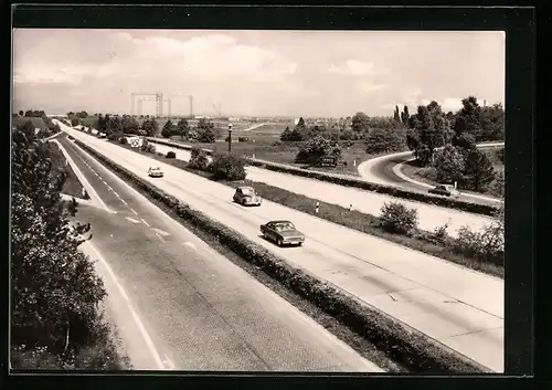 AK Hermsdorfer Kreuz, Autobahn Richtung Berlin