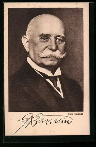 AK Portrait des Entwicklers Ferdinand von Zeppelin