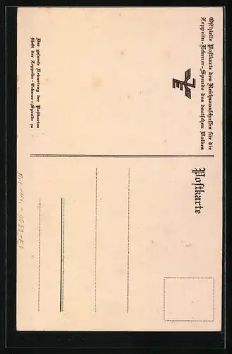 AK Portrait des Entwicklers Ferdinand von Zeppelin