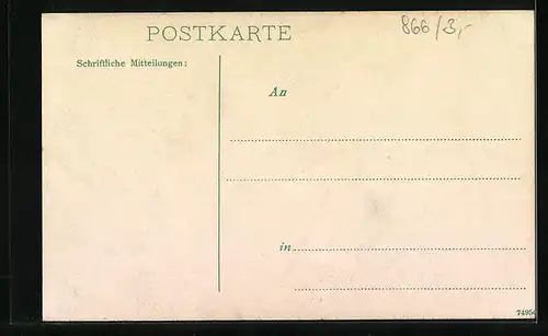 AK Münchberg, Parkanlagen mit Pavillon