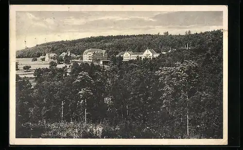 AK Wilhelmsheim, Teilansicht mit Wald