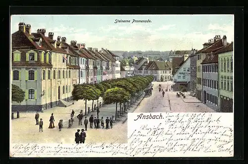 AK Ansbach, Steinerne Promenade