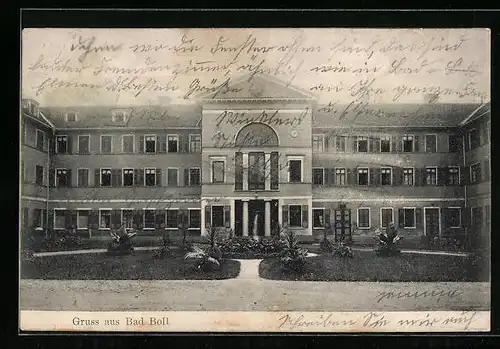 AK Bad Boll, Kurhaus mit Anlagen