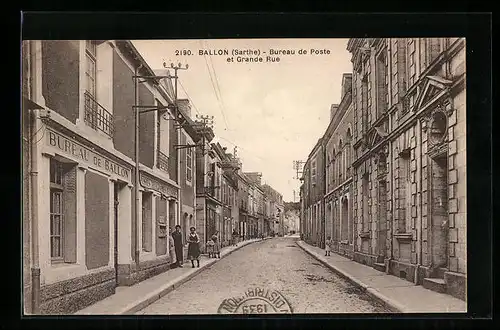 AK Ballon, Bureau de Poste et Grande Rue