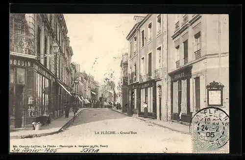 AK La Flèche, Grand`Rue