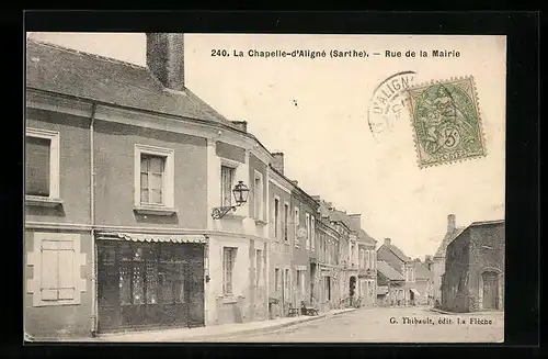 AK La Chapelle-d`Alligné, Rue de la Mairie