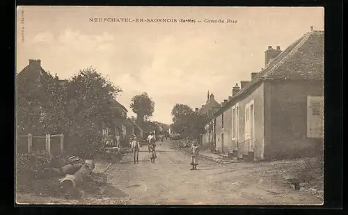 AK Neufchâtel-en-Saosnois, Grande Rue