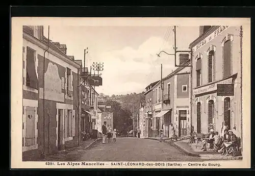 AK Saint-Léonard-des-Bois, Centre du Bourg