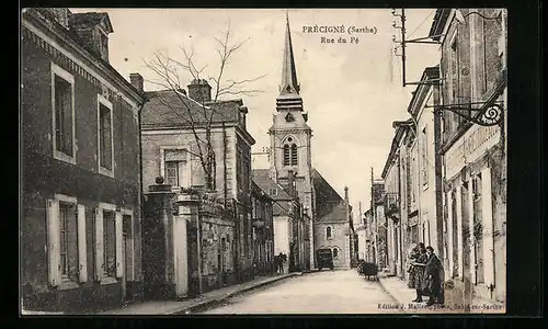 AK Précigné, Rue du Pé