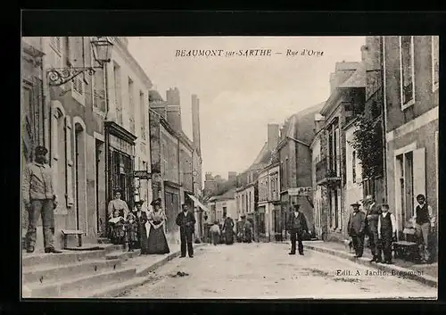 AK Beaumont-sur-Sarthe, Rue d`Orne