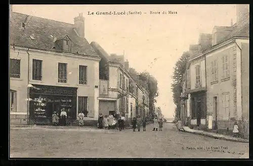 AK Le Grand-Lucé, Route du Mans