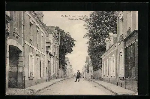 AK Le Grand-Lucé, Route du Mans