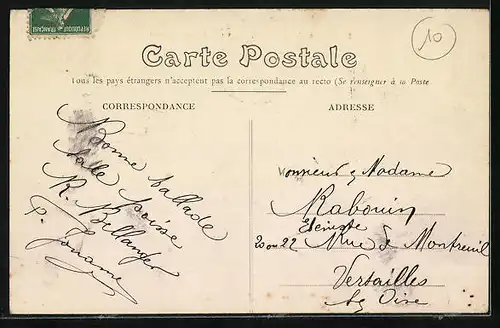 AK Le Grand-Lucé, Route de Saint-Vincent