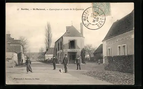 AK St-Maixent, Carrefour et route de St-Quentin