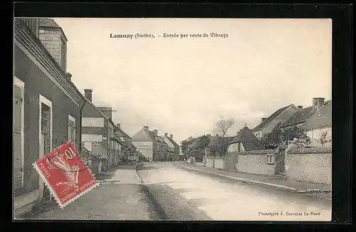 AK Lamnay, Entree par route de Vibraye