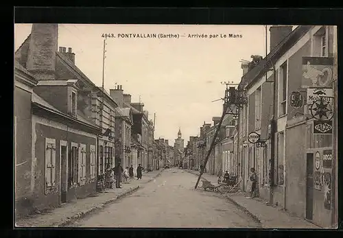 AK Pontvallain, Arrivee par Le Mans