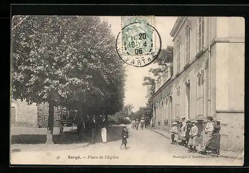 AK Sargé, Place de l`Eglise