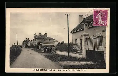 AK Coudrecieux, Route de la Verrerie de La Pierre