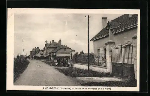 AK Coudrecieux, Route de la Verrerie de La Pierre