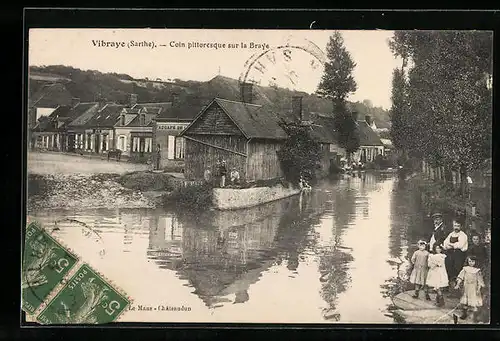 AK Vibraye, Coin pittoresque sur la Braye