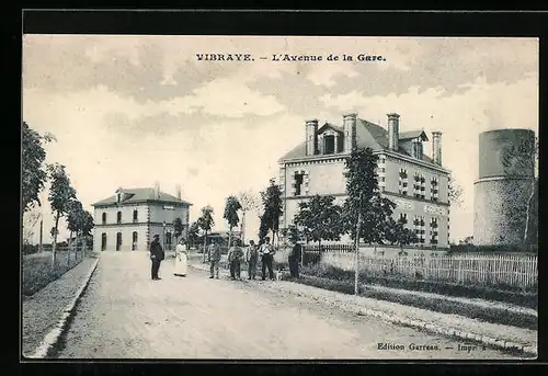 AK Vibraye, L`Avenue de la Gare