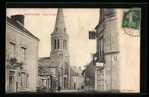 AK Mont-St-Jean, Place de l`Eglise